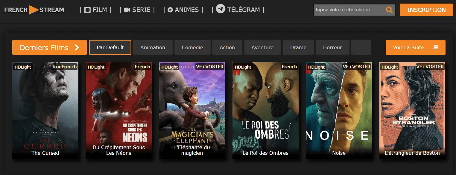 French Stream Nouvelle adresse pour le streaming gratuit de films